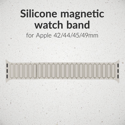 Mobilize Silicon Watch Band - Magnetic - For Apple 42/44/45/49Mm - Starlight
