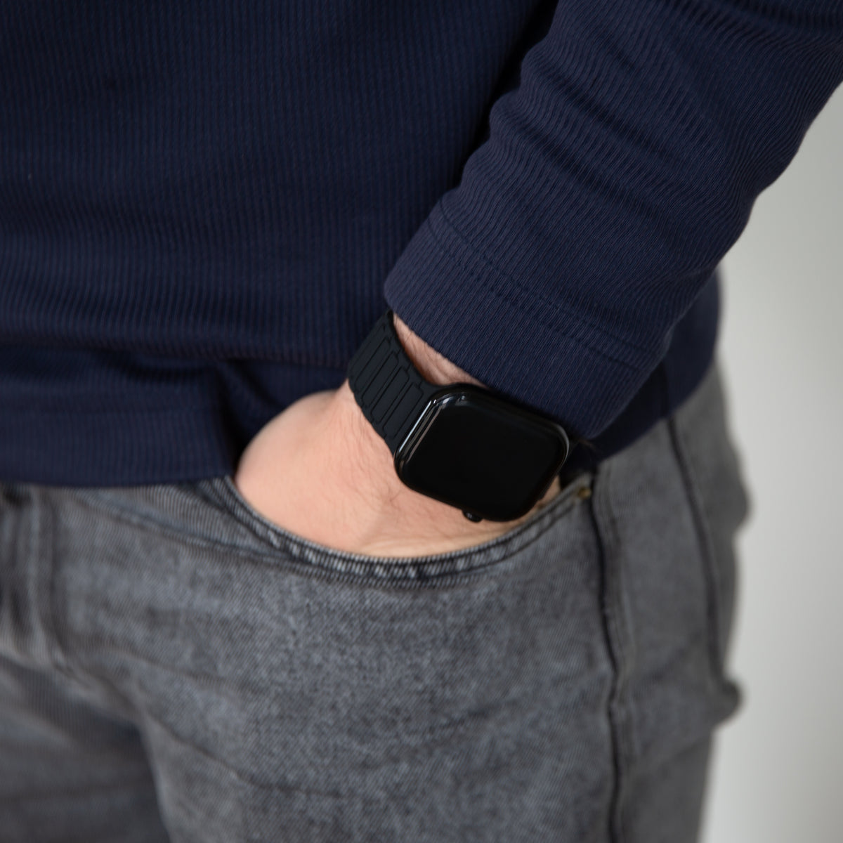 Mobilize Silicon Watch Band - Magnetic - For Apple 42/44/45/49Mm - Starlight