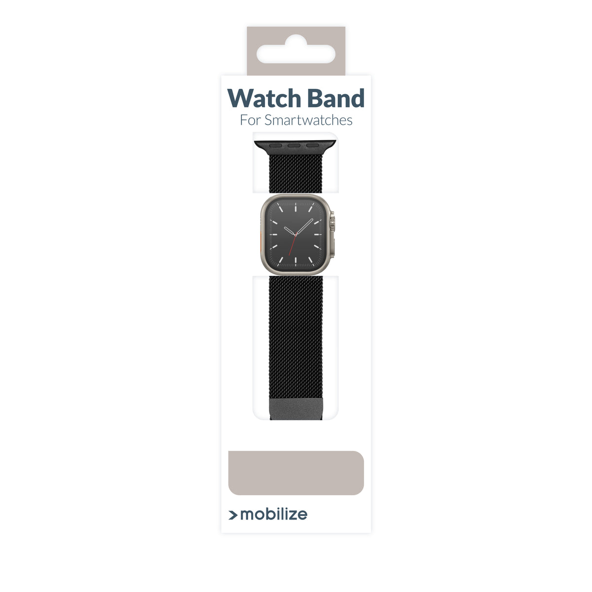 Mobilize Milanese Watch Band - For Apple 42/44/45/49Mm - Black