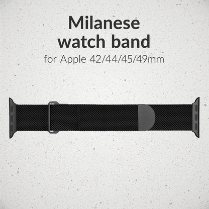 Mobilize Milanese Watch Band - For Apple 42/44/45/49Mm - Black