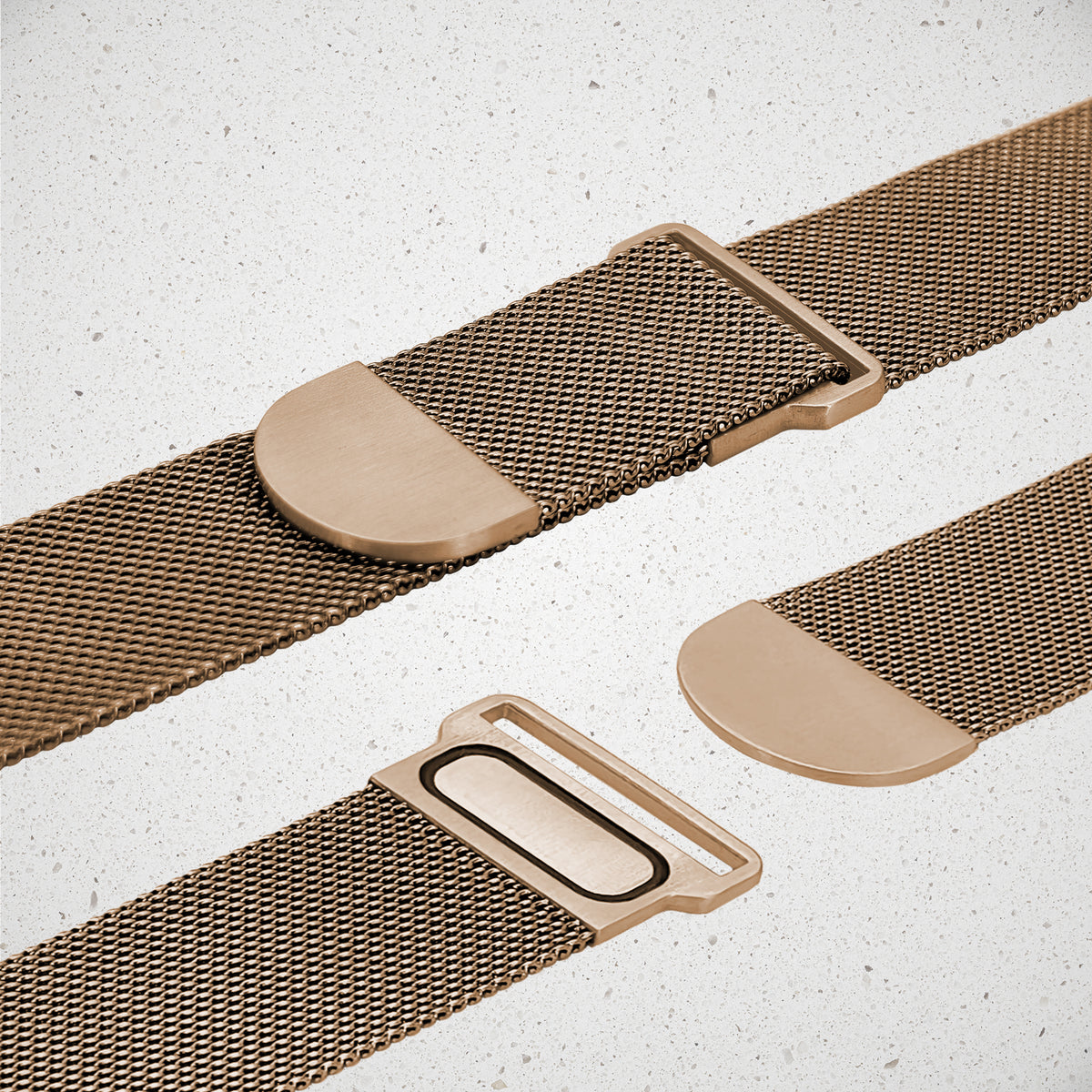 Mobilize Milanese Watch Band - For Apple 42/44/45/49Mm - Rose Gold