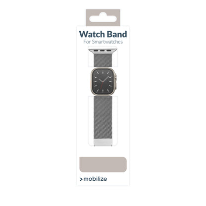 Mobilize Milanese Watch Band - For Apple 38/40/41Mm - Silver