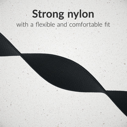 Mobilize Nylon Watch Band - Elastic - For Apple 42/44/45/49Mm - Black