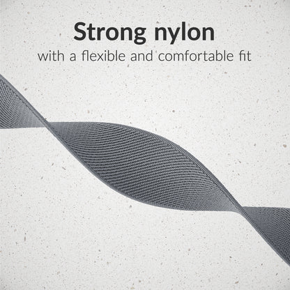 Mobilize Nylon Watch Band - Elastic - For Apple 42/44/45/49Mmm - Grey
