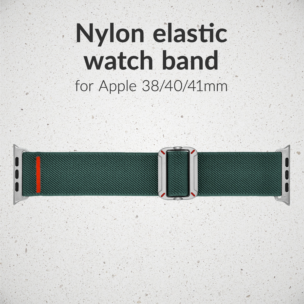 Mobilize Nylon Watch Band - Elastic - For Apple 38/40/41Mm - Green