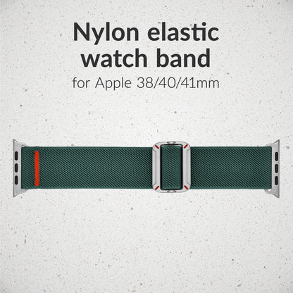 Mobilize Nylon Watch Band - Elastic - For Apple 38/40/41Mm - Green