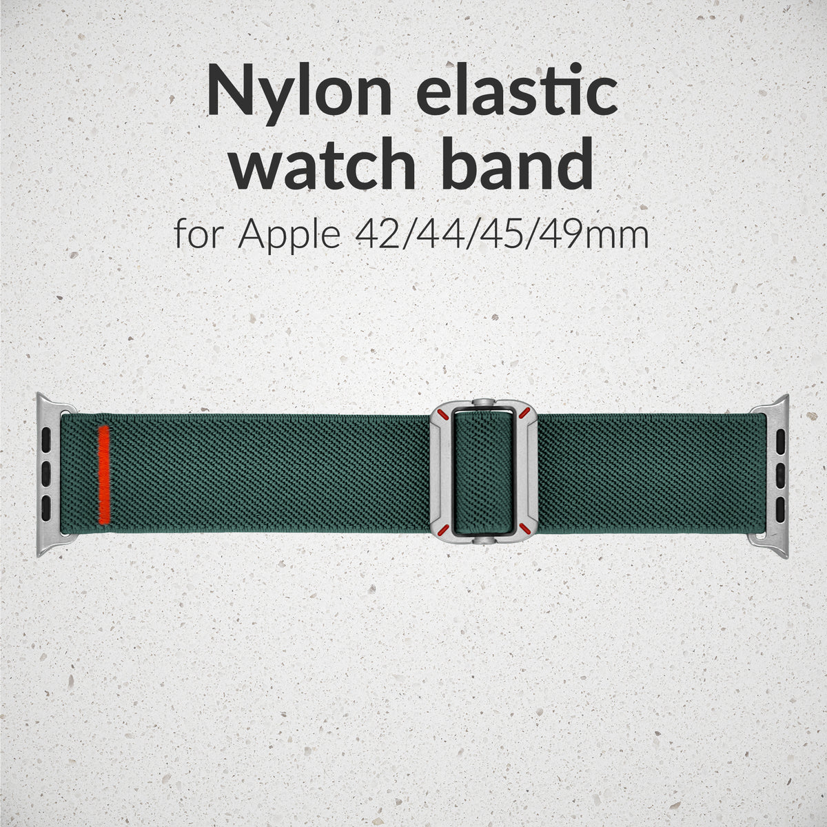 Mobilize Nylon Watch Band - Elastic - For Apple 42/44/45/49Mm - Green