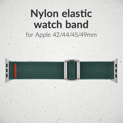 Mobilize Nylon Watch Band - Elastic - For Apple 42/44/45/49Mm - Green