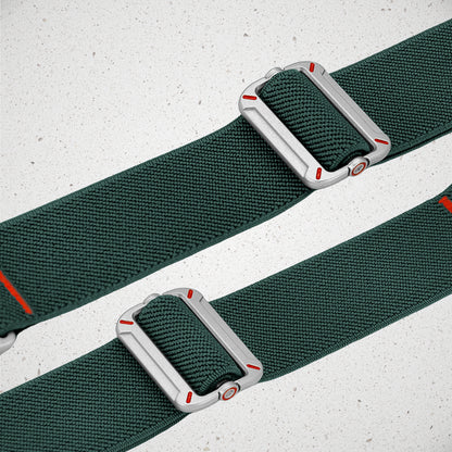 Mobilize Nylon Watch Band - Elastic - For Apple 42/44/45/49Mm - Green