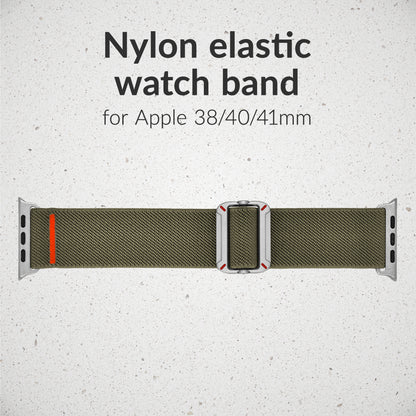 Mobilize Nylon Watch Band - Elastic - For Apple 38/40/41Mm - Khaki
