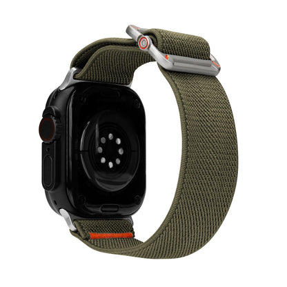 Mobilize Nylon Watch Band - Elastic - For Apple 42/44/45/49Mm - Khaki