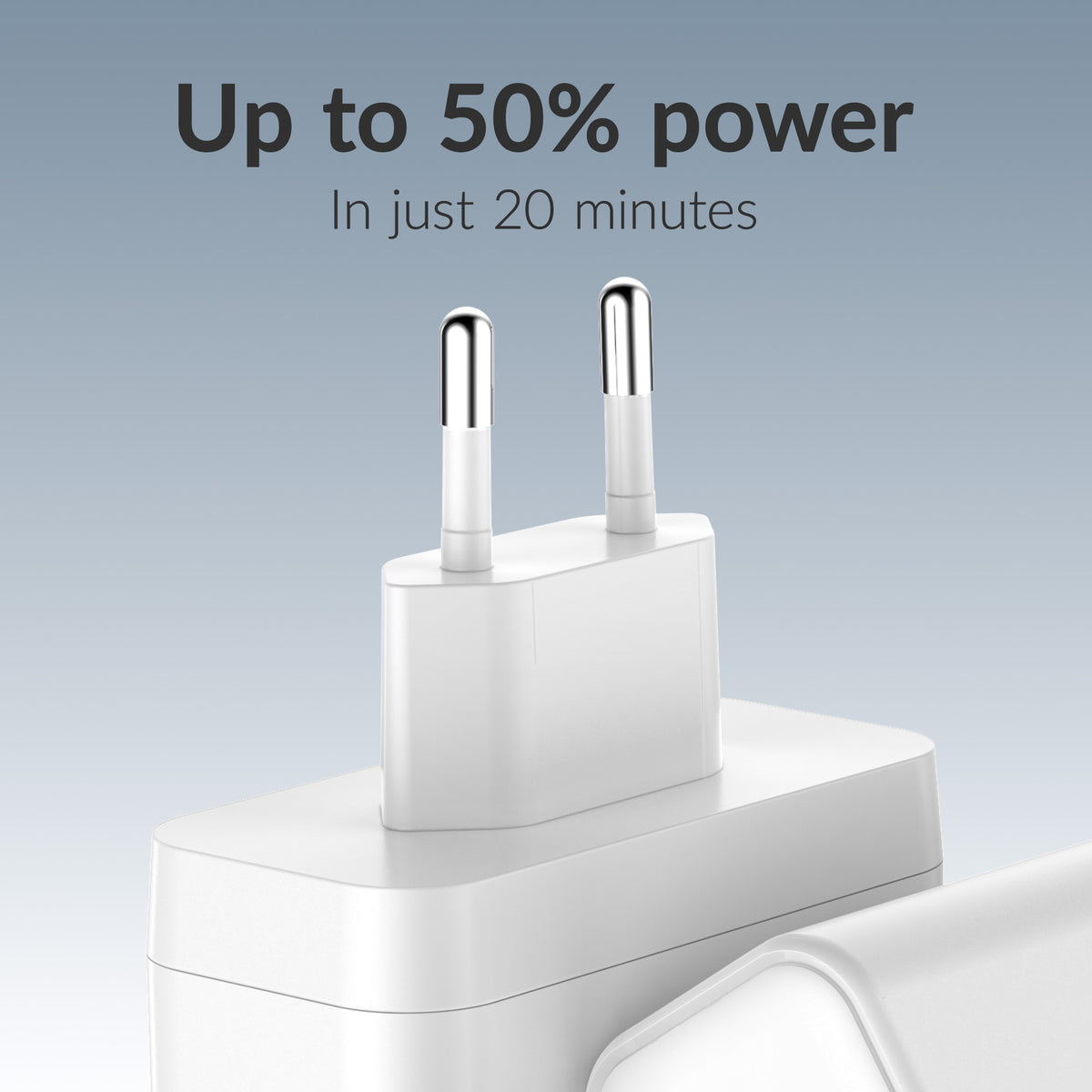 Mobilize Wall Charger 2X Usb-C + 1X Usb Gan 100W With Pd/Pps White
