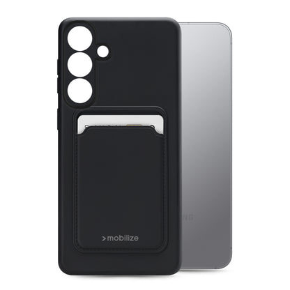 Mobilize Rubber Gelly Card Case Samsung Galaxy S26+ 5G Matt Black