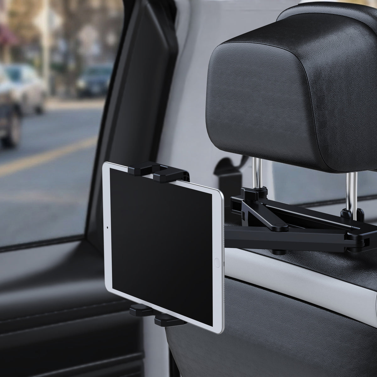 Mobilize Headrest Tablet & Smartphone Car Holder Black