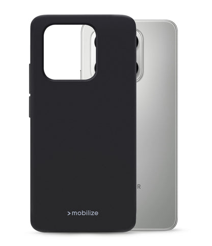 Mobilize Rubber Gelly Case Honor 400 Smart Matt Black