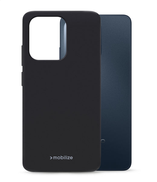Mobilize Rubber Gelly Case Oppo A5X Matt Black