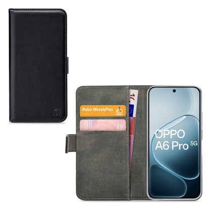 Mobilize Classic Gelly Wallet Book Case Oppo A5X Black