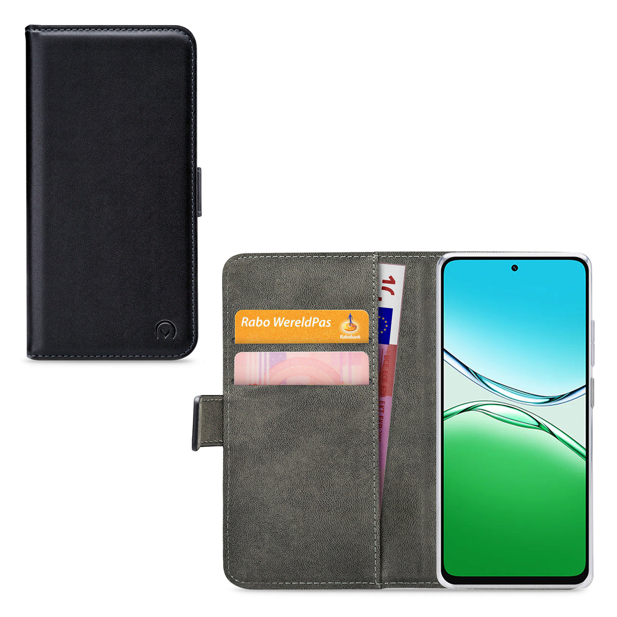 Mobilize Classic Gelly Wallet Book Case Oppo A6 Pro Black