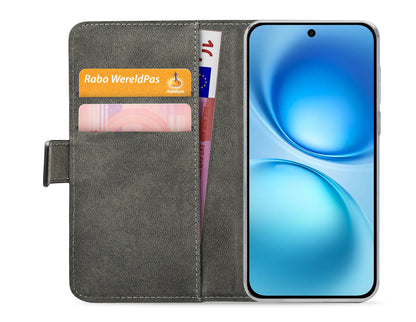 Mobilize Classic Gelly Wallet Book Case Vivo X200 Fe Black