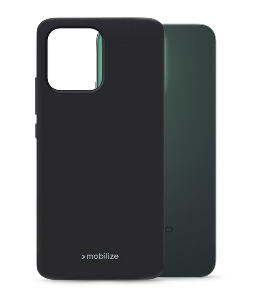 Mobilize Rubber Gelly Case Oppo Reno14 F/Reno14 Fs Matt Black