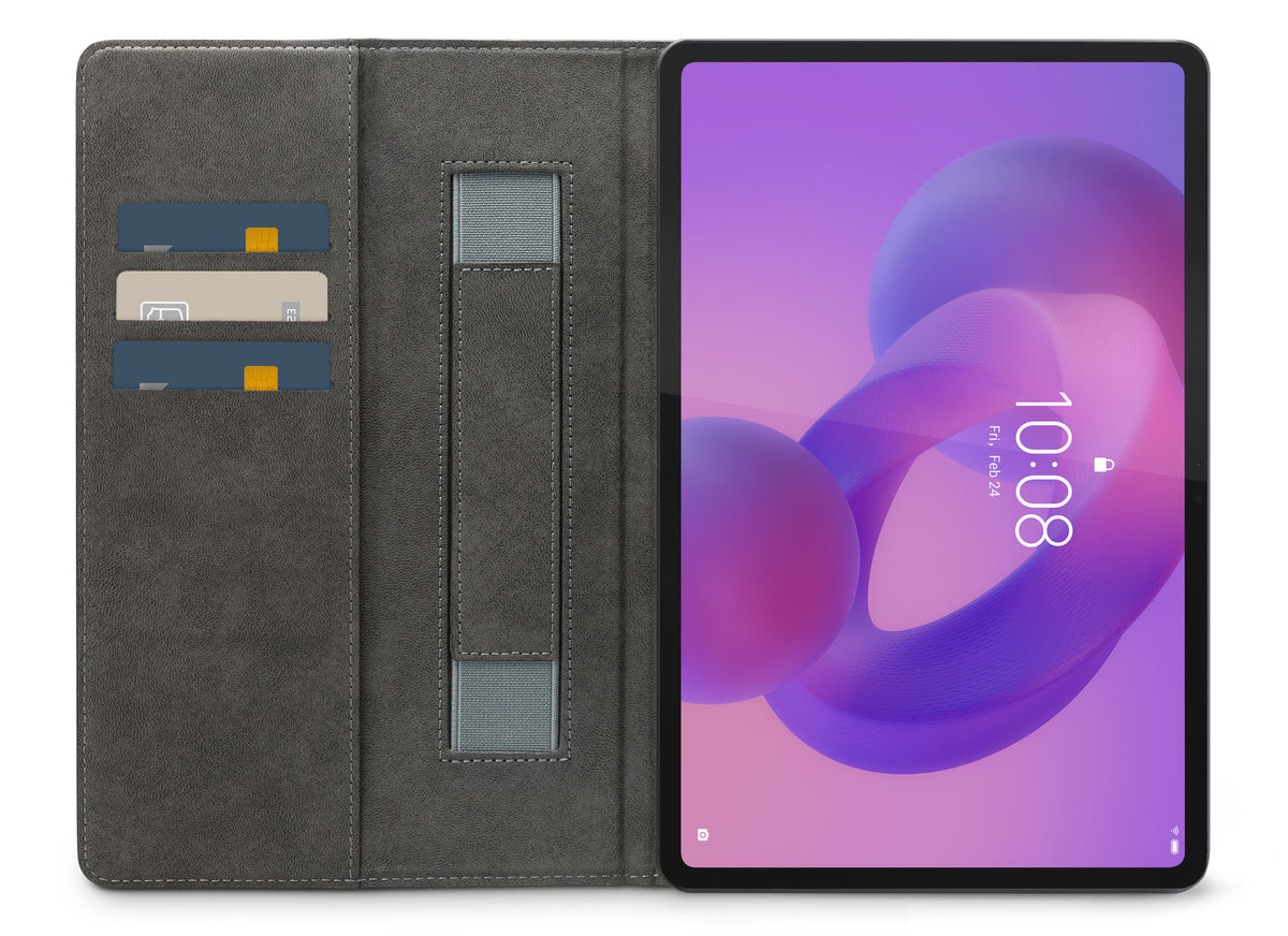 Mobilize Premium Folio Case Lenovo Idea Tab Plus  Black