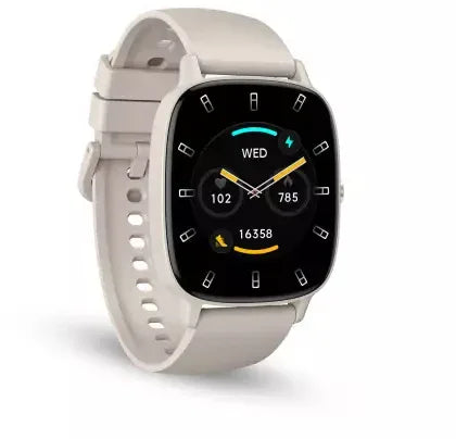 Ksix Smartwatch Pulse | Met Hartslagmeter | Beige | Voor Fitnessliefhebbers - Essentify