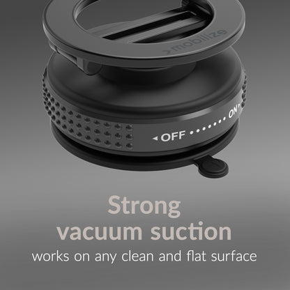 Mobilize Magsafe Compatible Phone Holder - 360° Rotatable & Foldable - Vacuum Suction - Black