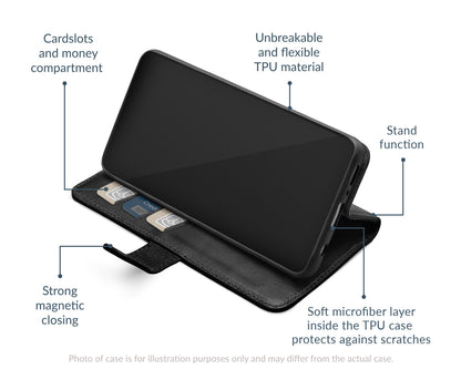Mobilize Leather Wallet Samsung Galaxy A57 5G Black