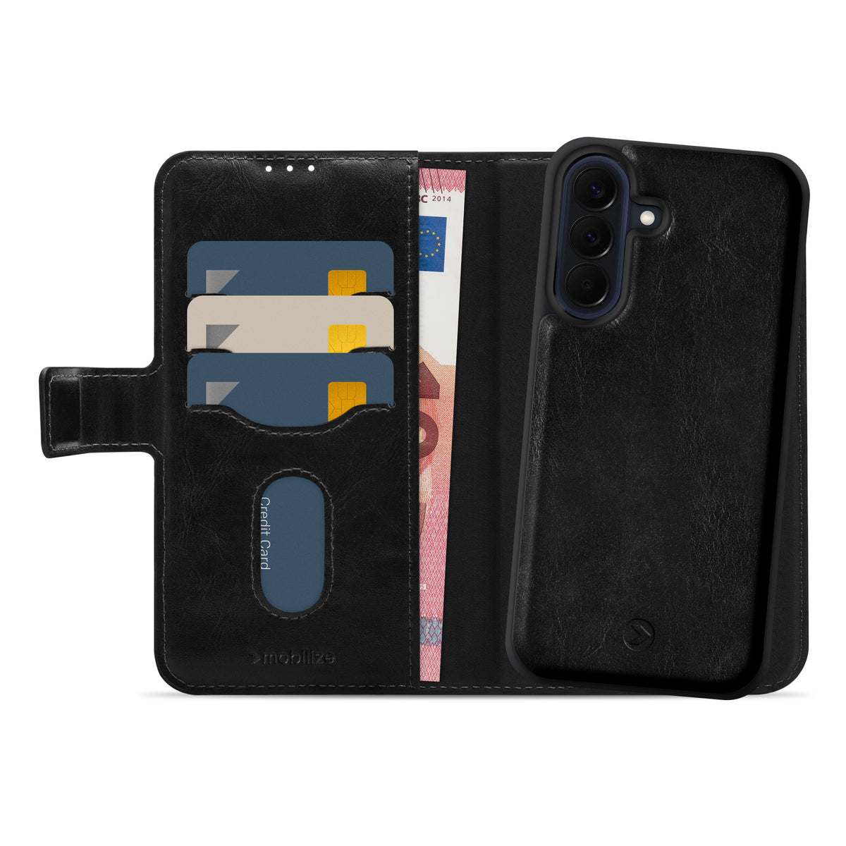 Mobilize 2In1 Magnet Gelly Wallet Case Samsung Galaxy A57 5G Black