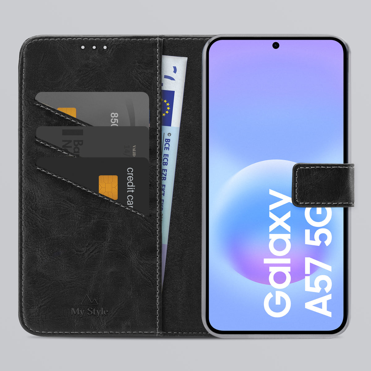My Style Flex Wallet For Samsung Galaxy A57 5G Black