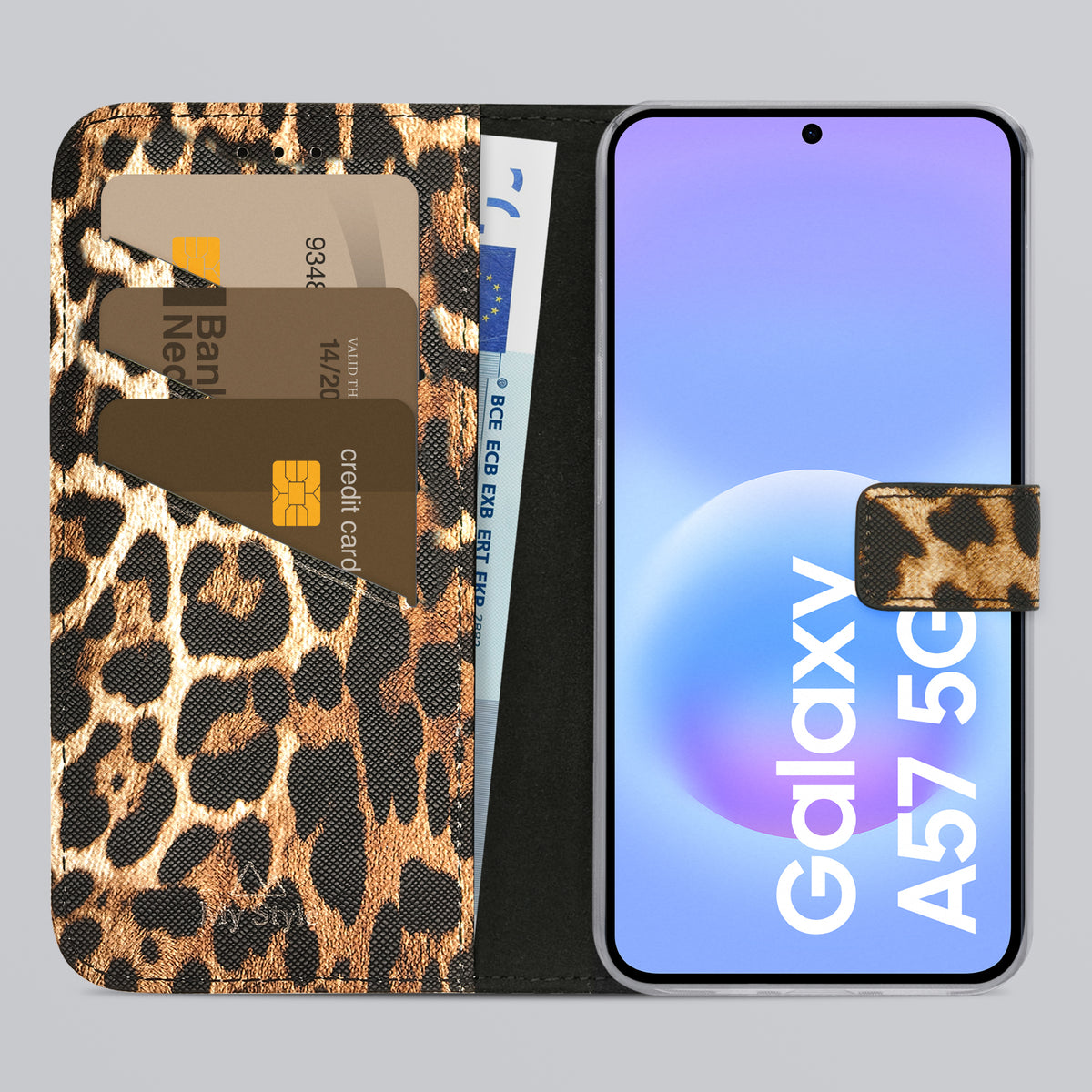 My Style Flex Wallet For Samsung Galaxy A57 5G Wild Leopard