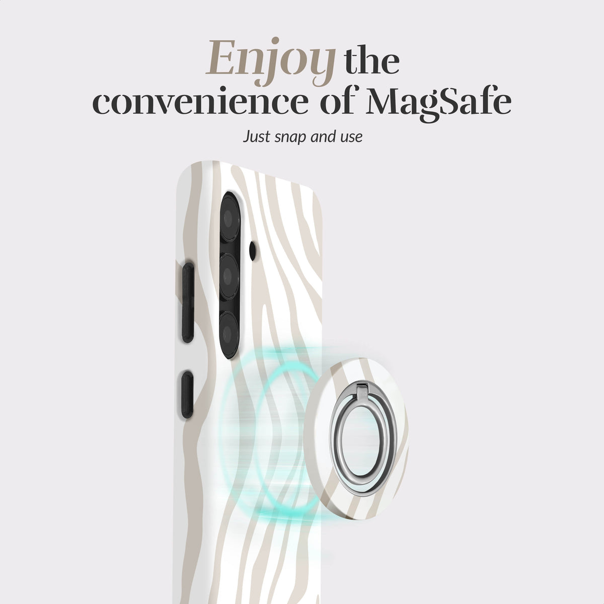Mio By Mobilize Mio Sandy Zebra Magsafe Compatible For Samsung A27 5G