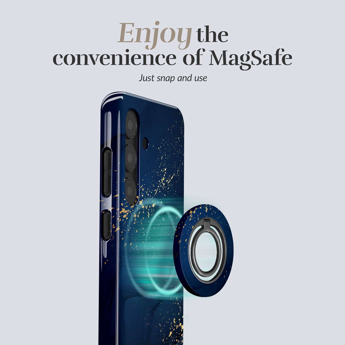 Mio By Mobilize Mio Midnight Sparkle Magsafe Compatible For Samsung A37 5G