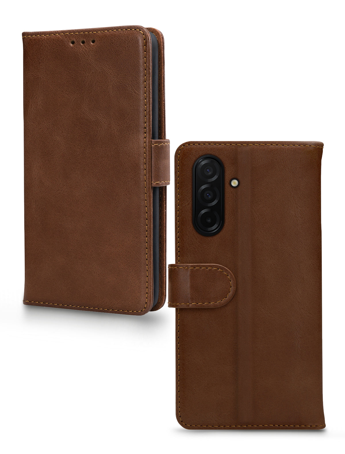 Mobilize Leather Wallet Samsung Galaxy A27 5G Brown