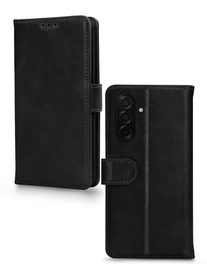 Mobilize Premium Gelly Wallet Book Case Samsung Galaxy A27 5G Black