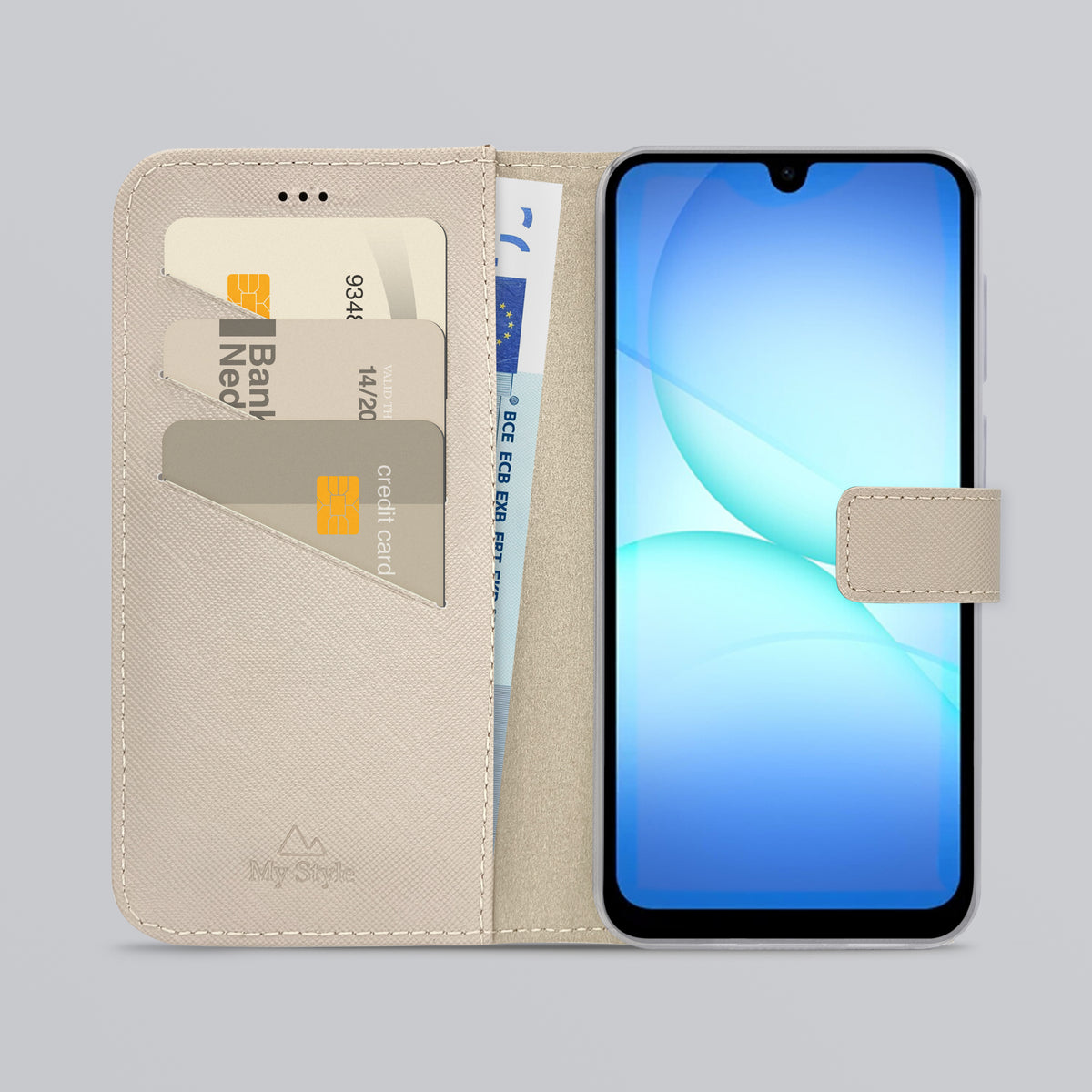 My Style Flex Wallet For Samsung Galaxy A27 5G Warm Taupe