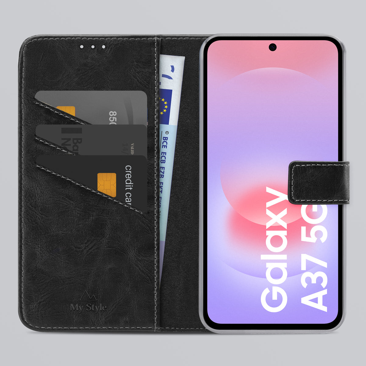 My Style Flex Wallet For Samsung Galaxy A37 5G Black