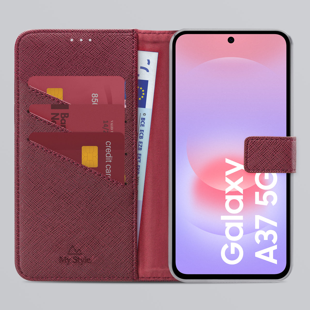 My Style Flex Wallet For Samsung Galaxy A37 5G Bordeaux