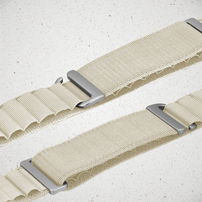 Mobilize Nylon Watch Band - Alpine - Titanium Connector - For Apple 42/44/45/49Mm - Starlight