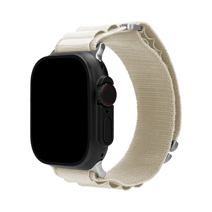 Mobilize Nylon Watch Band - Alpine - Titanium Connector - For Apple 38/40/41Mm - Starlight