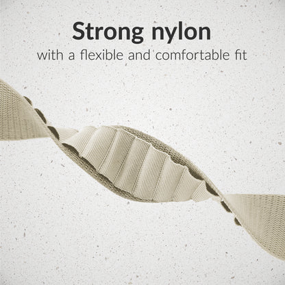 Mobilize Nylon Watch Band - Alpine - Titanium Connector - For Apple 38/40/41Mm - Starlight