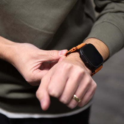 Mobilize Nylon Watch Band - Alpine - Black Connector - For Apple 38/40/41Mm - Starlight