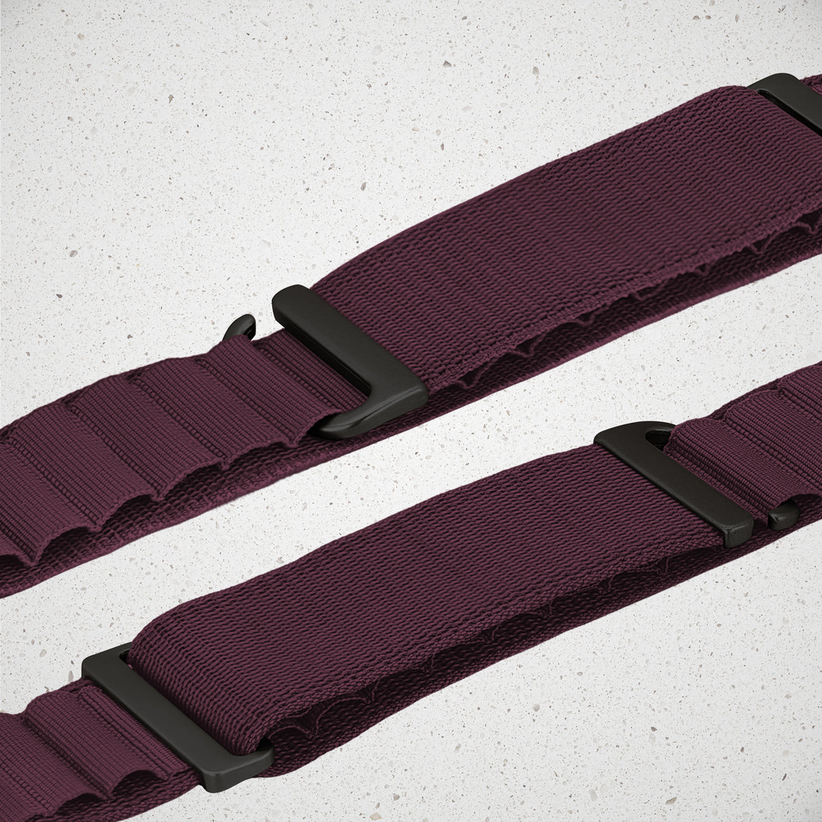 Mobilize Nylon Watch Band - Alpine - Black Connector - For Apple 42/44/45/49Mm - Bordeaux
