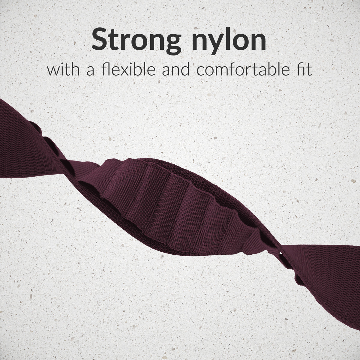 Mobilize Nylon Watch Band - Alpine - Black Connector - For Apple 42/44/45/49Mm - Bordeaux