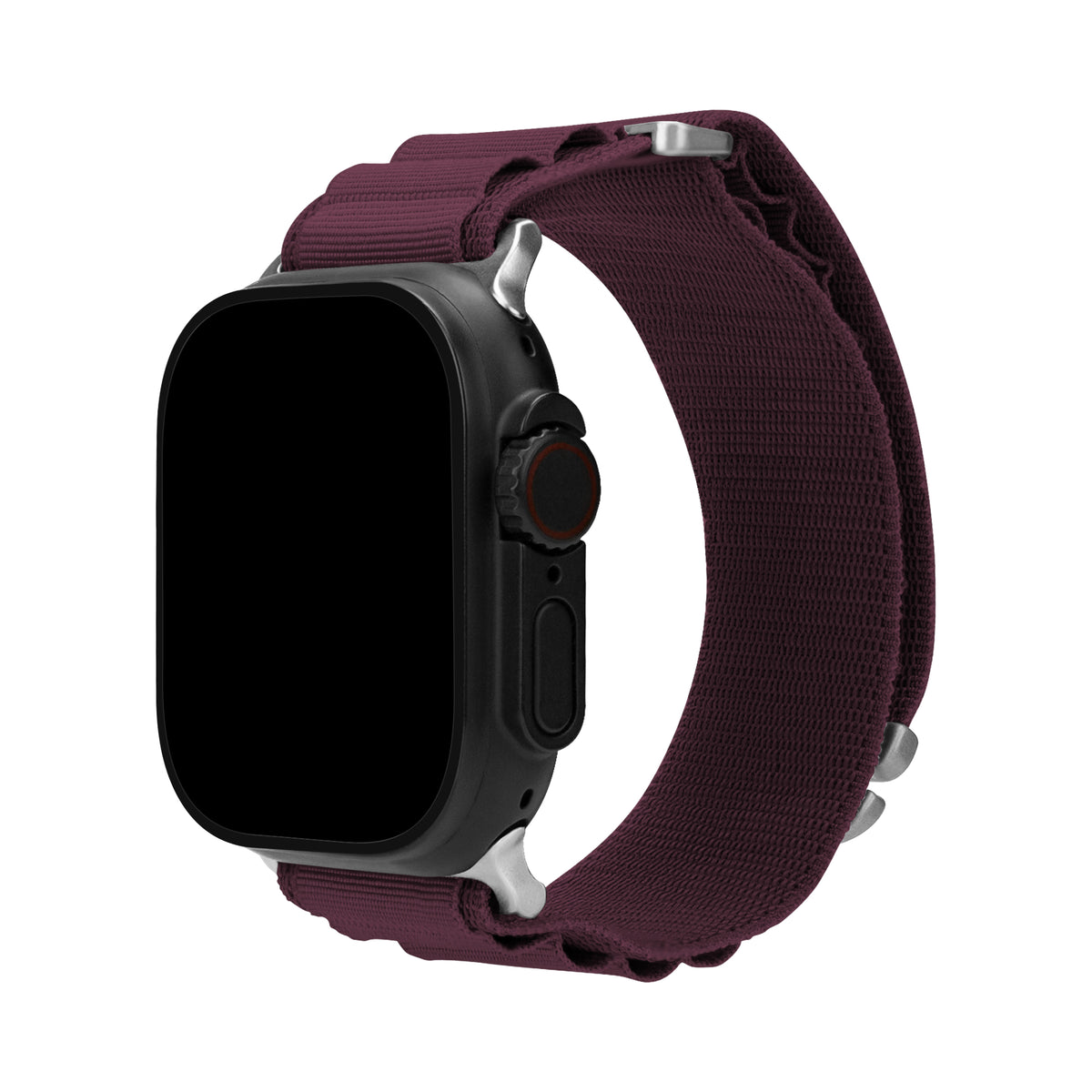 Mobilize Nylon Watch Band - Alpine - Titanium Connector - For Apple 38/40/41Mm - Bordeaux