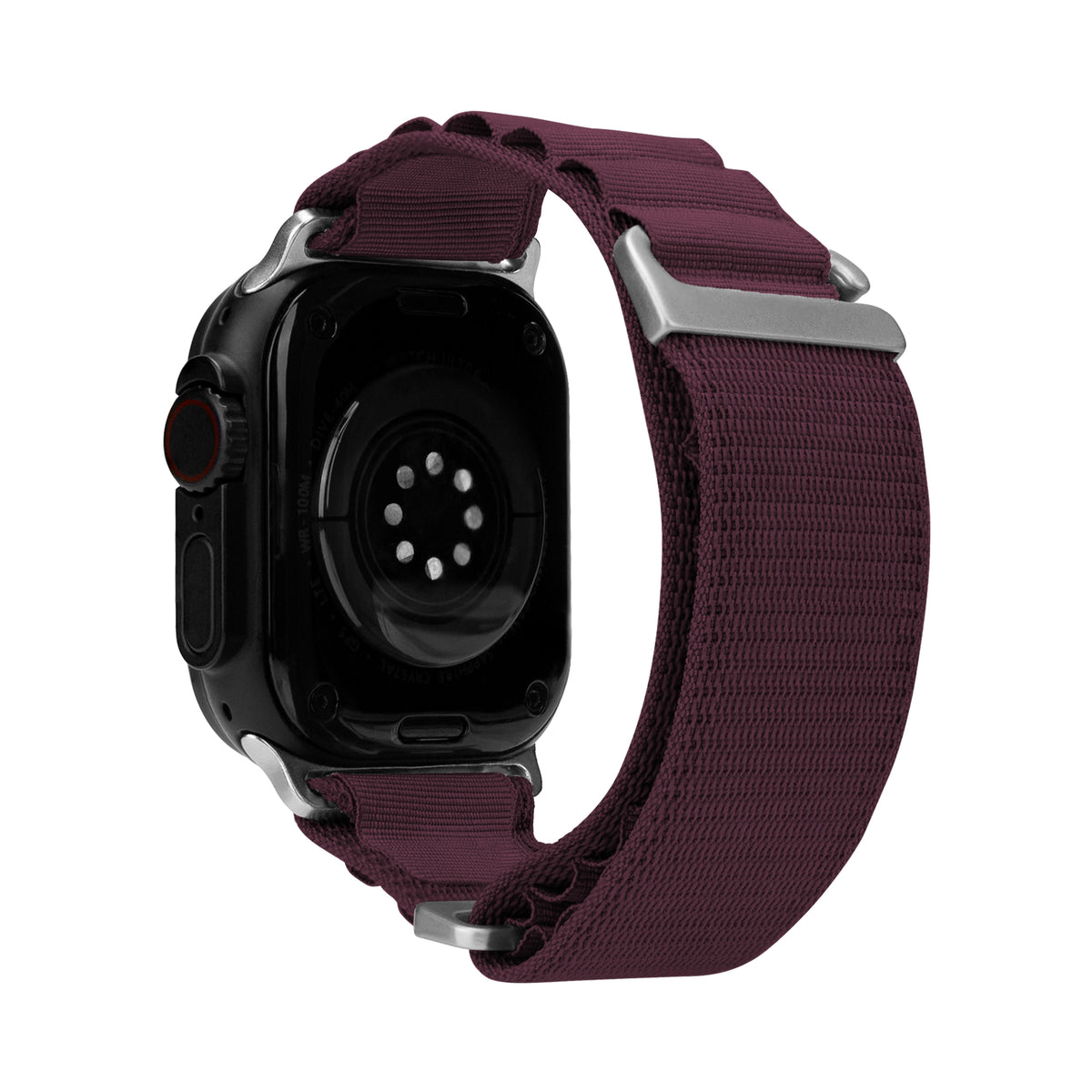 Mobilize Nylon Watch Band - Alpine - Titanium Connector - For Apple 38/40/41Mm - Bordeaux
