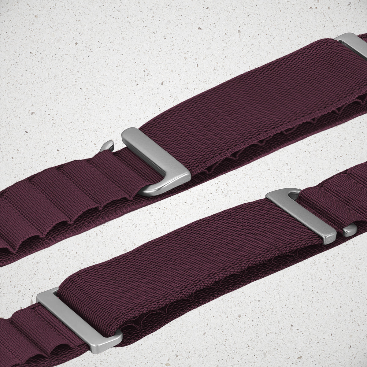 Mobilize Nylon Watch Band - Alpine - Titanium Connector - For Apple 38/40/41Mm - Bordeaux