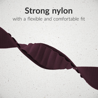Mobilize Nylon Watch Band - Alpine - Titanium Connector - For Apple 38/40/41Mm - Bordeaux