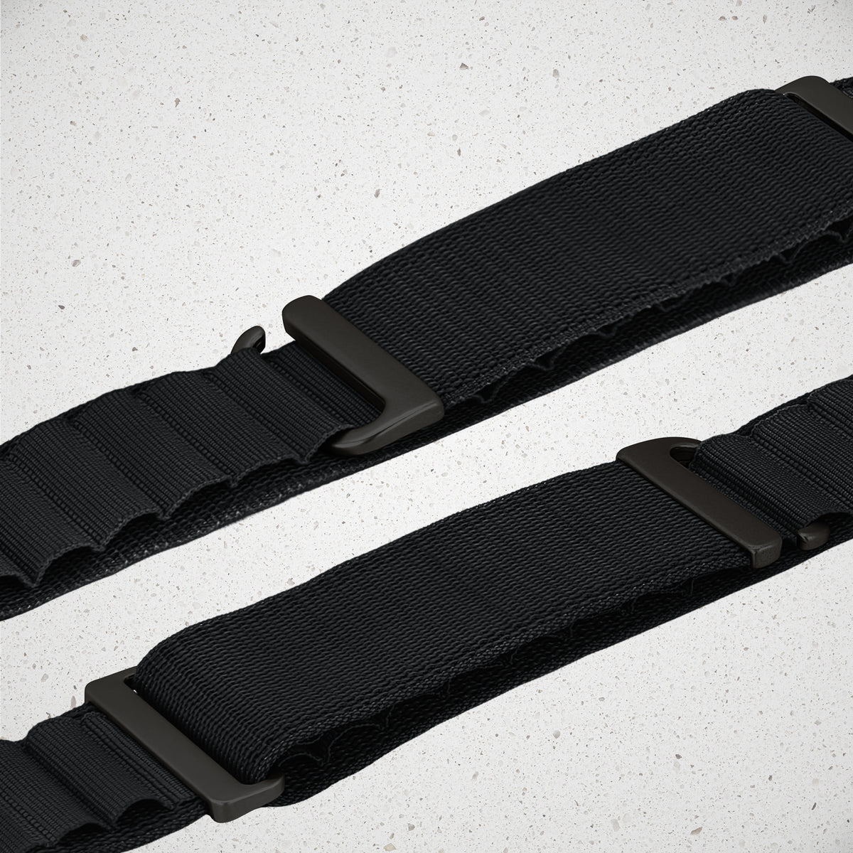Mobilize Nylon Watch Band - Alpine - Black Connector - For Apple 38/40/41Mm - Black