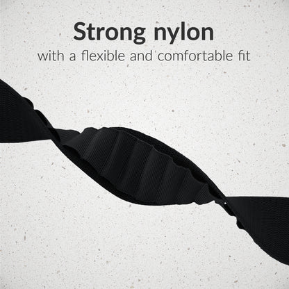 Mobilize Nylon Watch Band - Alpine - Black Connector - For Apple 38/40/41Mm - Black